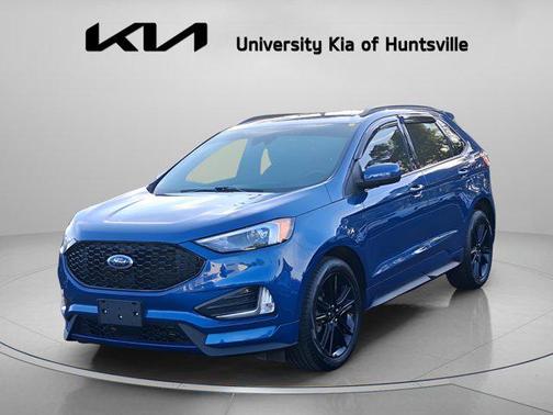 Atlas Blue Metallic 2022 Ford Edge ST Line