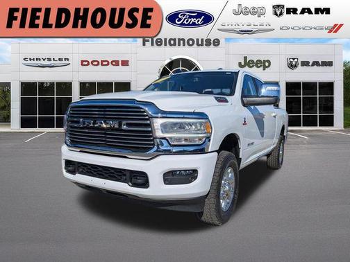 Bright White Clearcoat 2024 RAM 2500 Laramie Crew Cab 4x4 6'4' Box