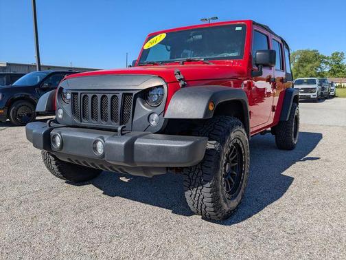 Firecracker Red Clearcoat 2017 Jeep Wrangler Unlimited Sport