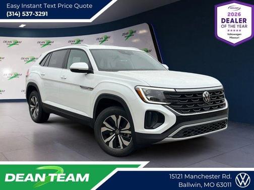 Opal White Pearl 2026 Volkswagen Atlas Cross Sport 2.0T SE