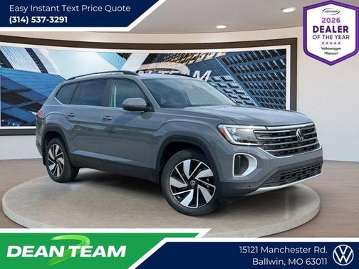 Pure Gray 2026 Volkswagen Atlas 2.0T SE W/TECHNOLOGY