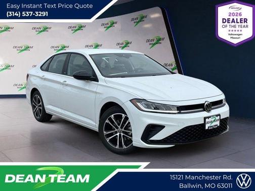 Pure White 2026 Volkswagen Jetta 1.5T Sport