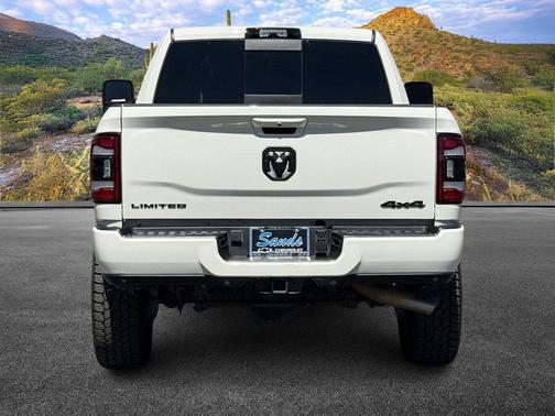 Pearl White 2024 RAM 2500 Limited Crew Cab 4x4 6'4' Box