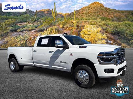 Bright White Clearcoat 2026 RAM 3500 Laramie Crew Cab 4x4 8' Box