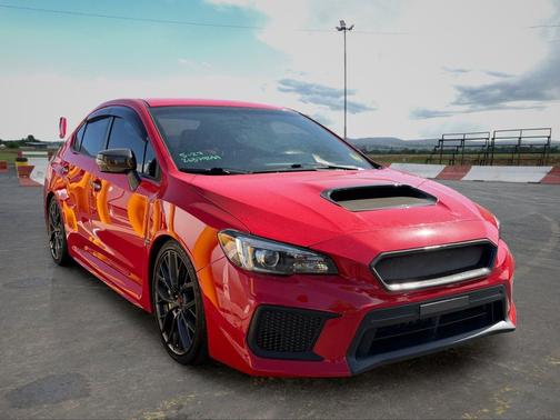 Pure Red 2018 Subaru WRX STI Base
