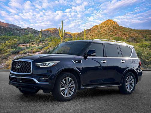 Hermosa Blue 2019 INFINITI QX80 Luxe