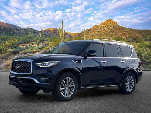 Hermosa Blue 2019 INFINITI QX80 Luxe