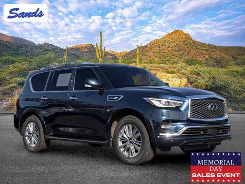 Hermosa Blue 2019 INFINITI QX80 Luxe