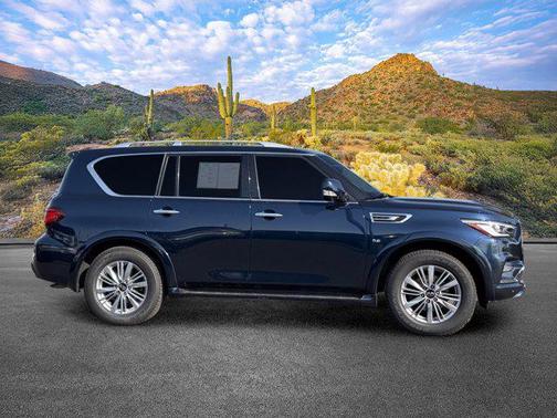 Hermosa Blue 2019 INFINITI QX80 Luxe