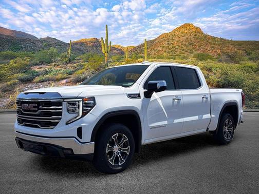 Summit White 2024 GMC Sierra 1500 SLT