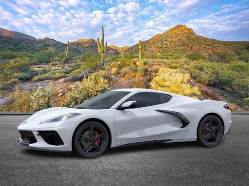 Arctic White 2026 Chevrolet Corvette Stingray w/1LT