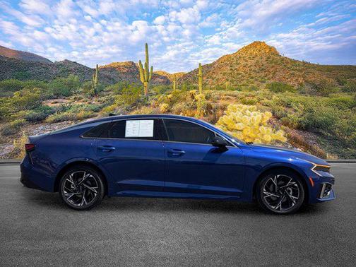 Yacht Blue 2025 Kia K5 GT-Line