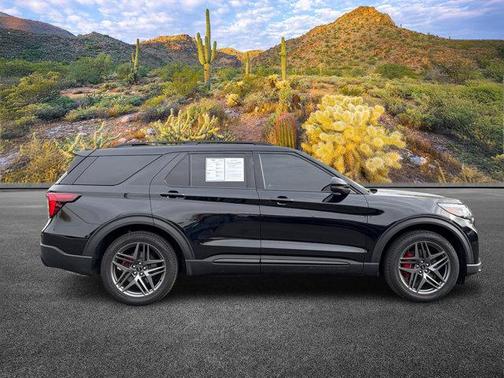 Agate Black Metallic 2025 Ford Explorer ST-Line