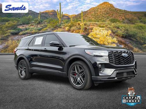 Agate Black Metallic 2025 Ford Explorer ST-Line