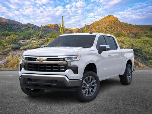 Summit White 2026 Chevrolet Silverado 1500 LT
