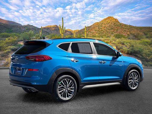 Aqua Blue 2020 Hyundai TUCSON Ultimate