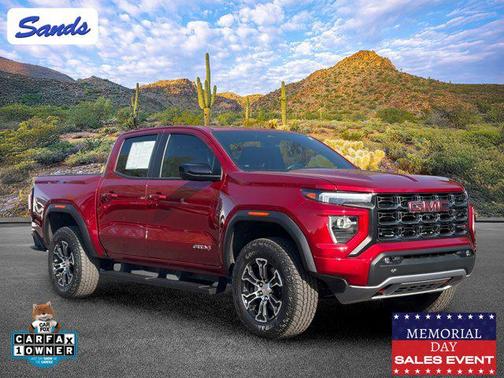 Volcanic Red Tintcoat 2025 GMC Canyon AT4