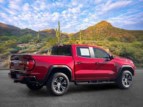 Volcanic Red Tintcoat 2025 GMC Canyon AT4