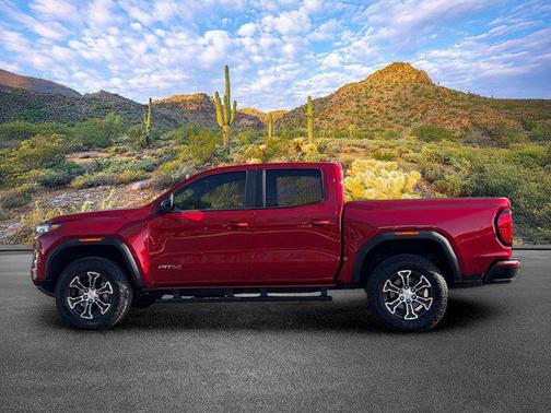 Volcanic Red Tintcoat 2025 GMC Canyon AT4