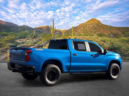 Glacier Blue Metallic 2023 Chevrolet Silverado 1500 Custom Trail Boss