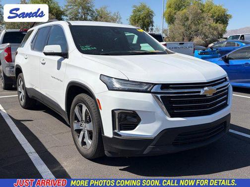 Summit White 2023 Chevrolet Traverse LT Leather