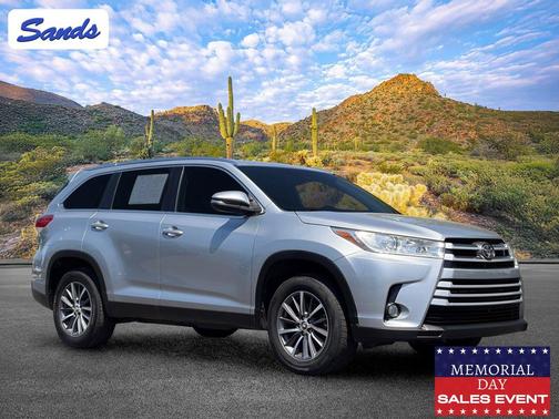 Celestial Silver Metallic 2019 Toyota Highlander XLE