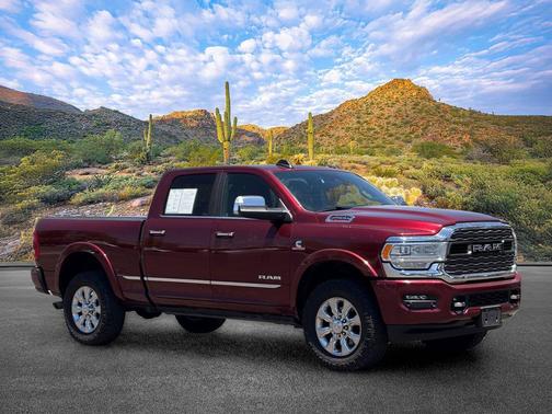 Delmonico Red Pearlcoat 2022 RAM 2500 Limited Crew Cab 4x4 6'4' Box