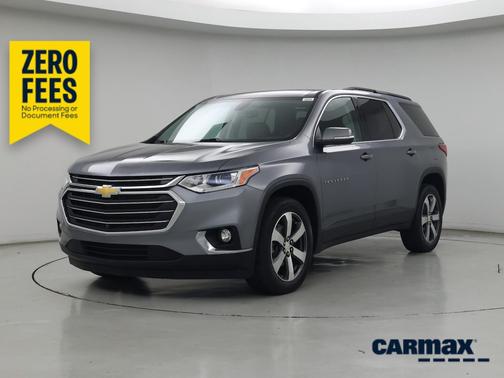 Gray 2021 Chevrolet Traverse LT Leather