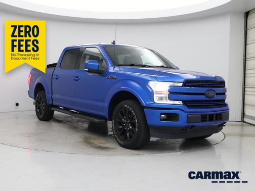 Blue 2020 Ford F-150 Lariat
