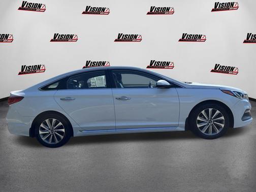 Quartz White Pearl 2017 Hyundai SONATA Sport