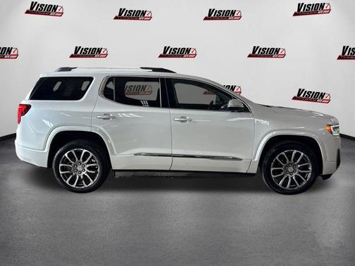 White Frost Tricoat 2023 GMC Acadia Denali