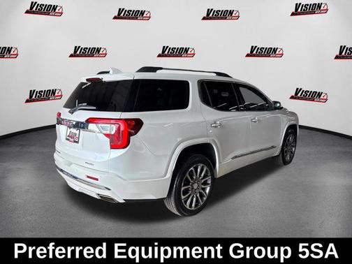 White Frost Tricoat 2023 GMC Acadia Denali