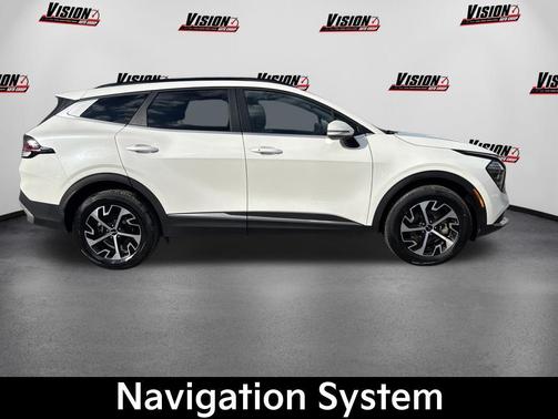 Snow White Pearl 2025 Kia Sportage Hybrid EX