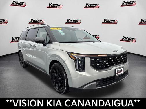 Ivory Silver 2025 Kia Carnival SX Prestige