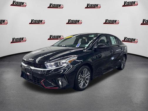 Aurora Black 2024 Kia Forte GT-Line