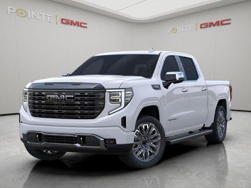 Glacier White Tricoat 2026 GMC Sierra 1500 Denali Ultimate