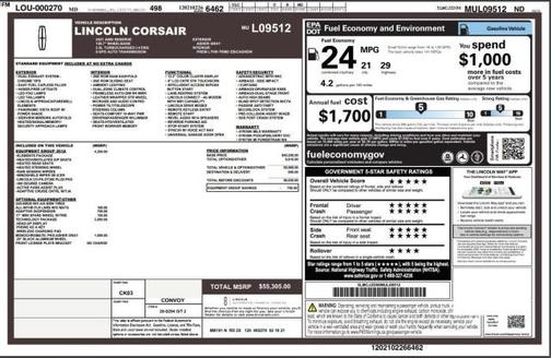 2021 Lincoln Corsair Reserve
