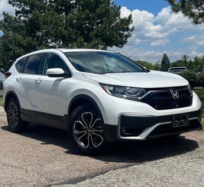 White 2020 Honda CR-V EX-L