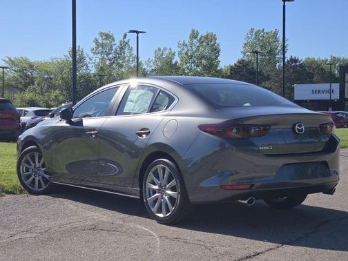 Machine Gray Metallic 2026 Mazda Mazda3 FWD w/Preferred Package