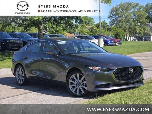Machine Gray Metallic 2026 Mazda Mazda3 FWD w/Preferred Package