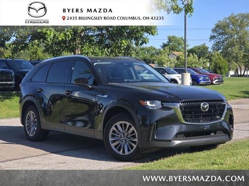 Jet Black Mica 2025 Mazda CX-90 3.3 Turbo Preferred Package