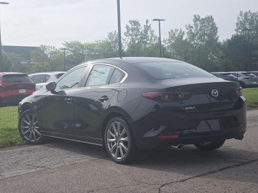 Jet Black Mica 2026 Mazda Mazda3 FWD w/Preferred Package