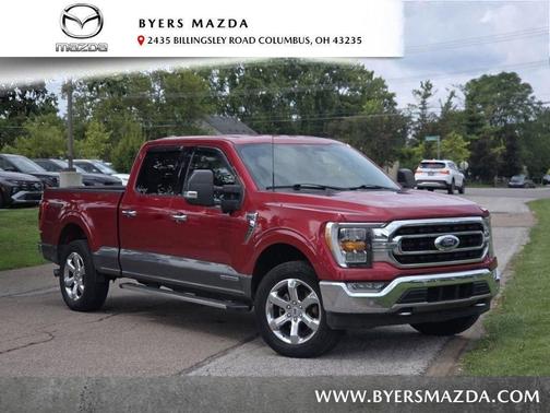 Red 2021 Ford F-150 XLT