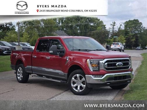 Red 2021 Ford F-150 XLT