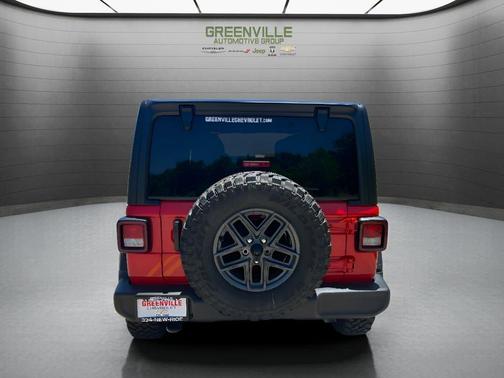 Red 2025 Jeep Wrangler Sport