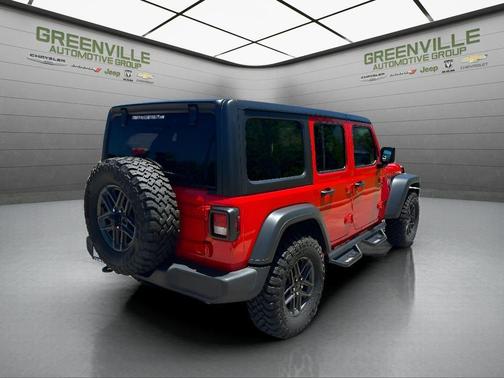 Red 2025 Jeep Wrangler Sport
