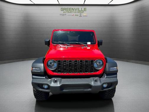 Red 2025 Jeep Wrangler Sport