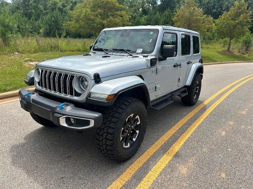 Silver 2024 Jeep Wrangler 4xe Sahara