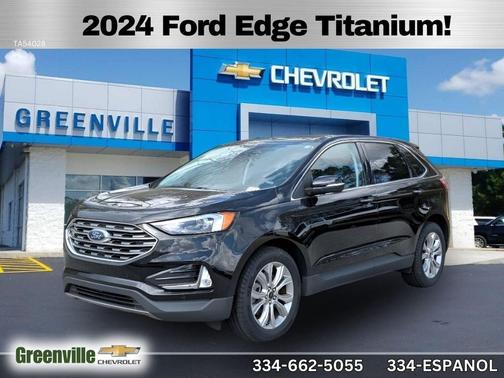 Black 2024 Ford Edge Titanium