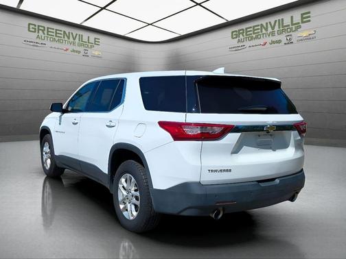 White 2020 Chevrolet Traverse LS Fleet